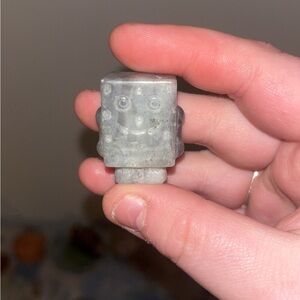 Labradorite SpongeBob Carving